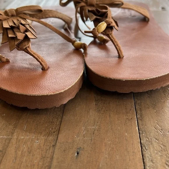 Hanna andersson fringed suede sandals - Picture 3 of 8